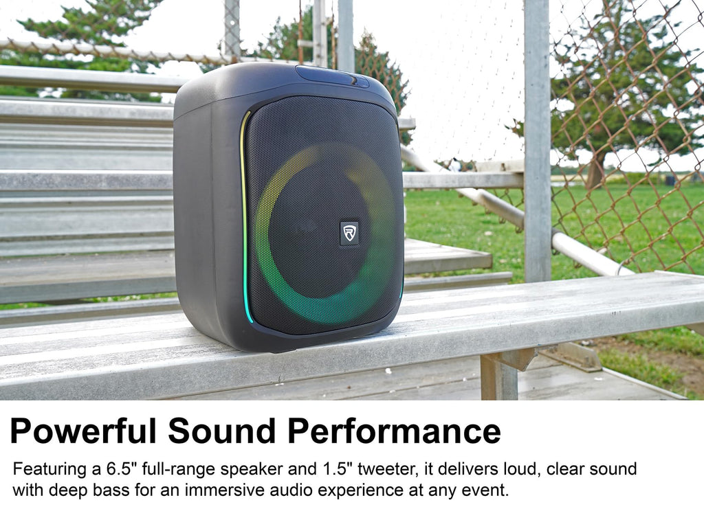 6.5" LED Bluetooth Speaker 2-Pack E172