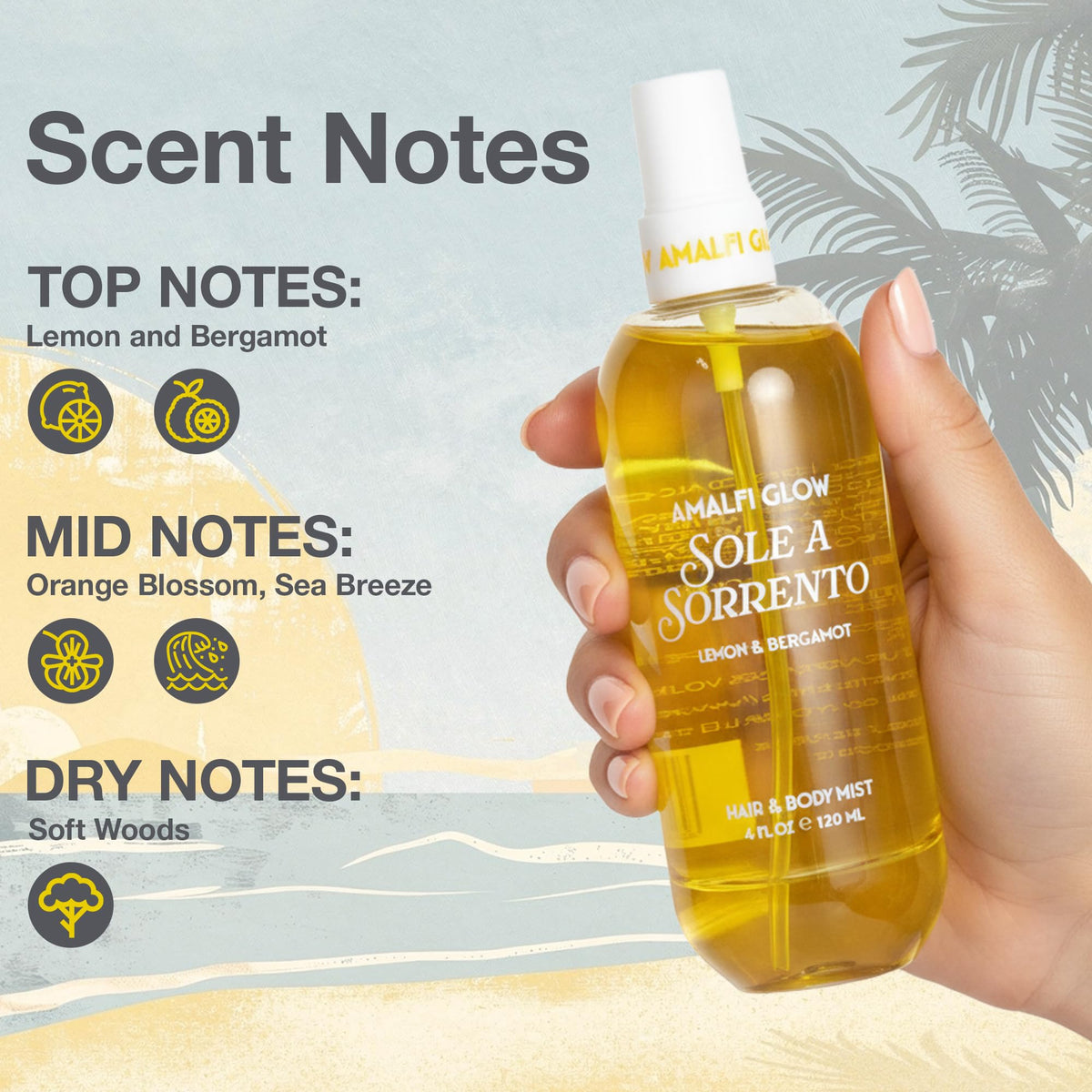 Hair & Body Mist Lemon & Orange Blossom 120 ml G472006