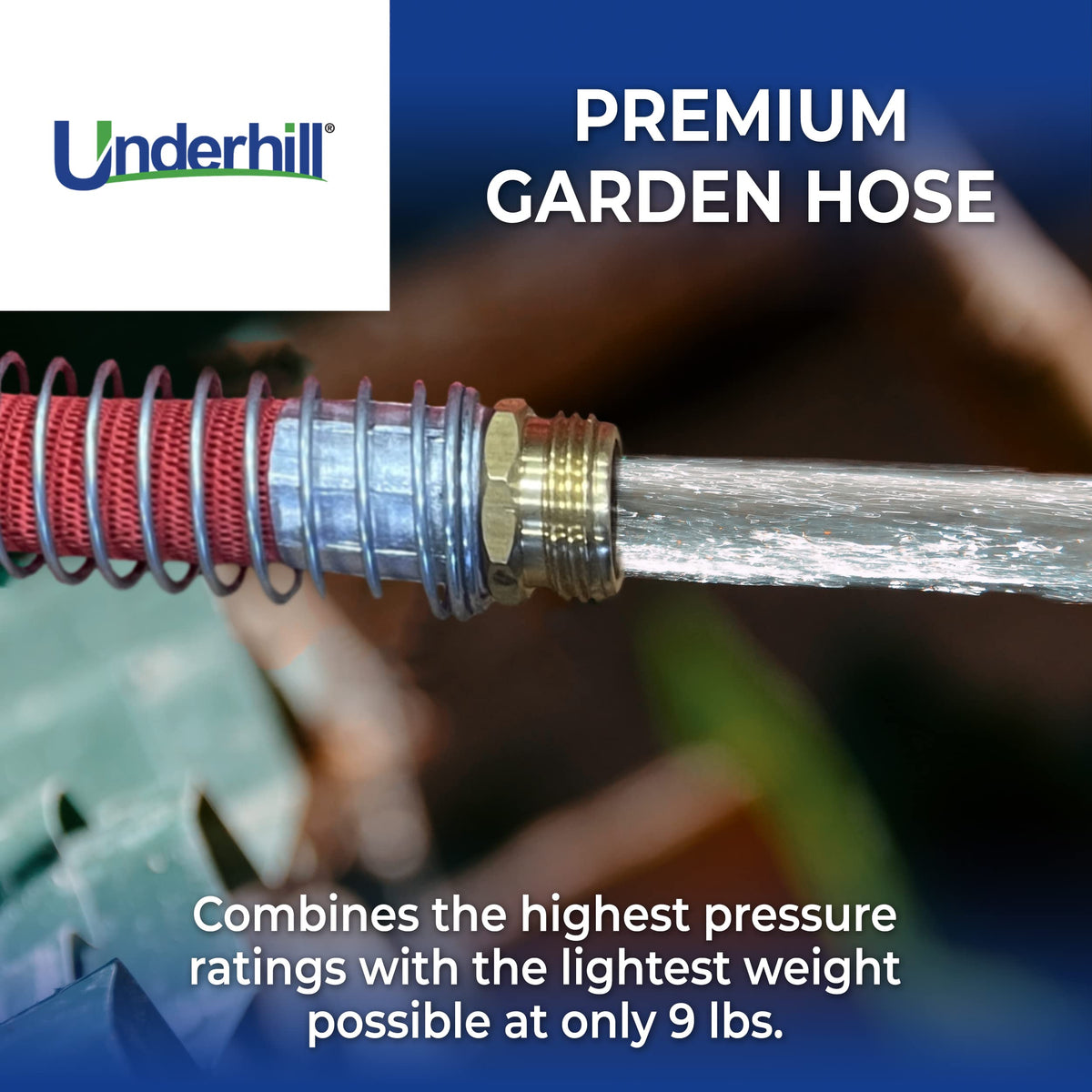 50 ft Lightweight Heavy-Duty Anti-Kink Garden Hose C2015