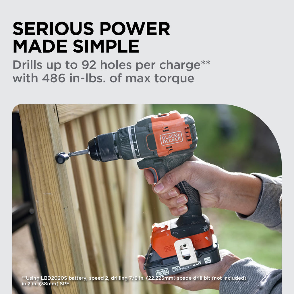 20V MAX Cordless Brushless Drill Driver with 30 Pc. Drill Bit Set X59378