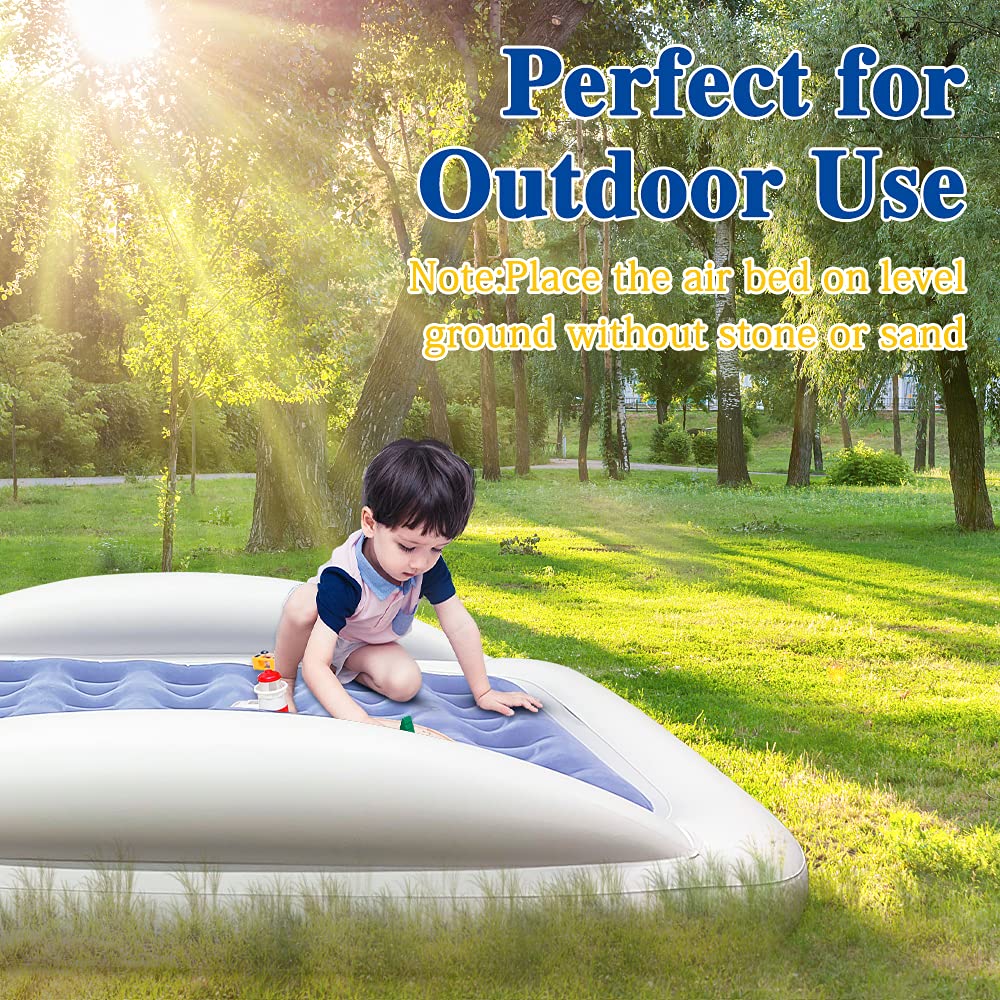 Inflatable Kids Travel Bed Toddler Air Mattress Set Y3712