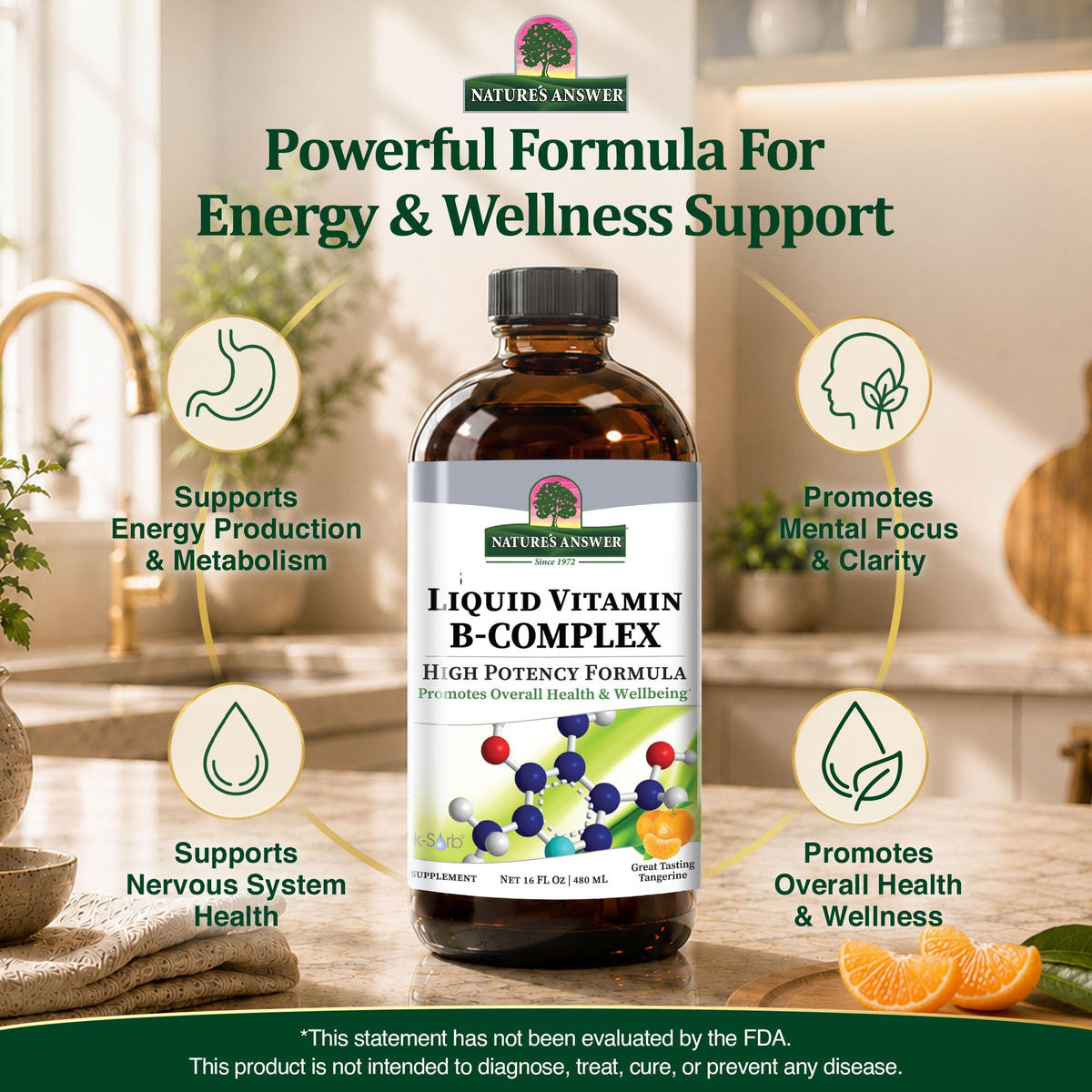 Liquid Vitamin B-Complex 16 Fluid Ounce V765