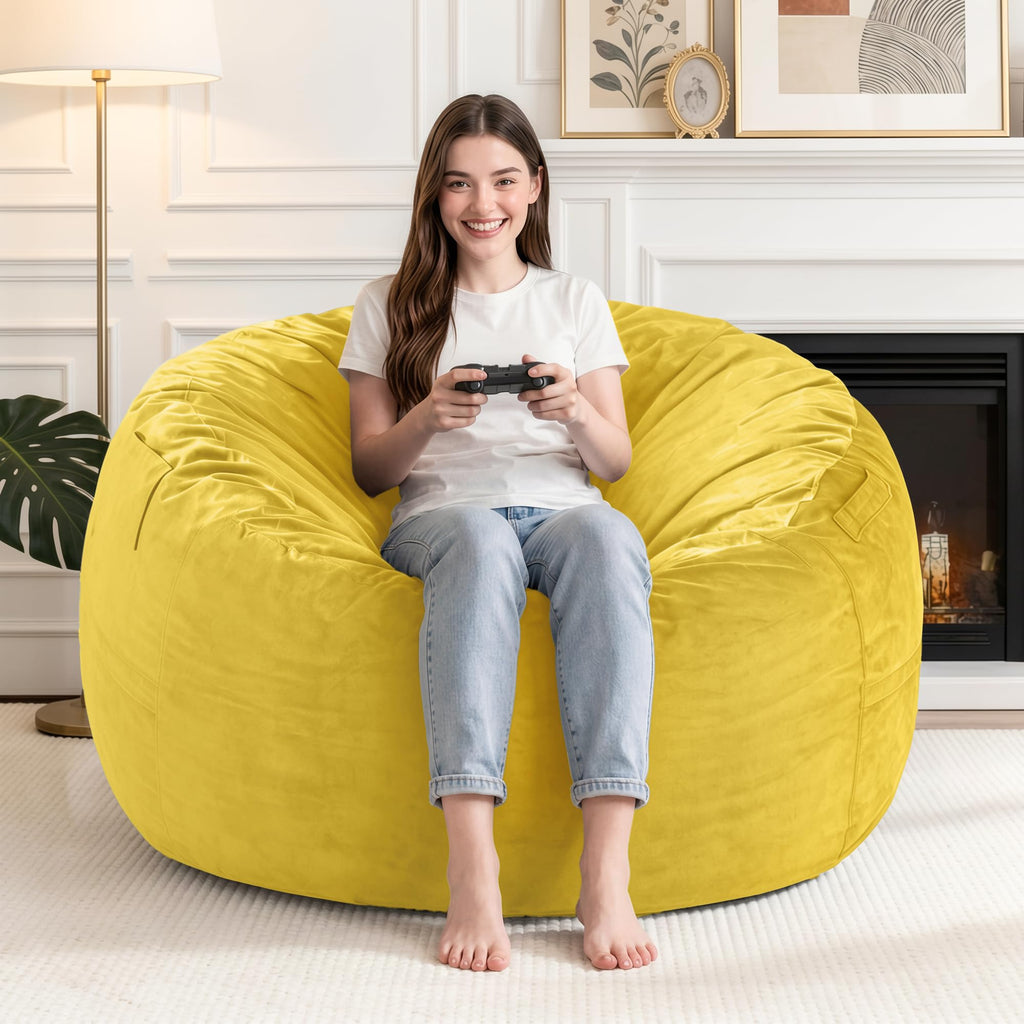3FT Bean Bag Chair with Washable Cover U45095
