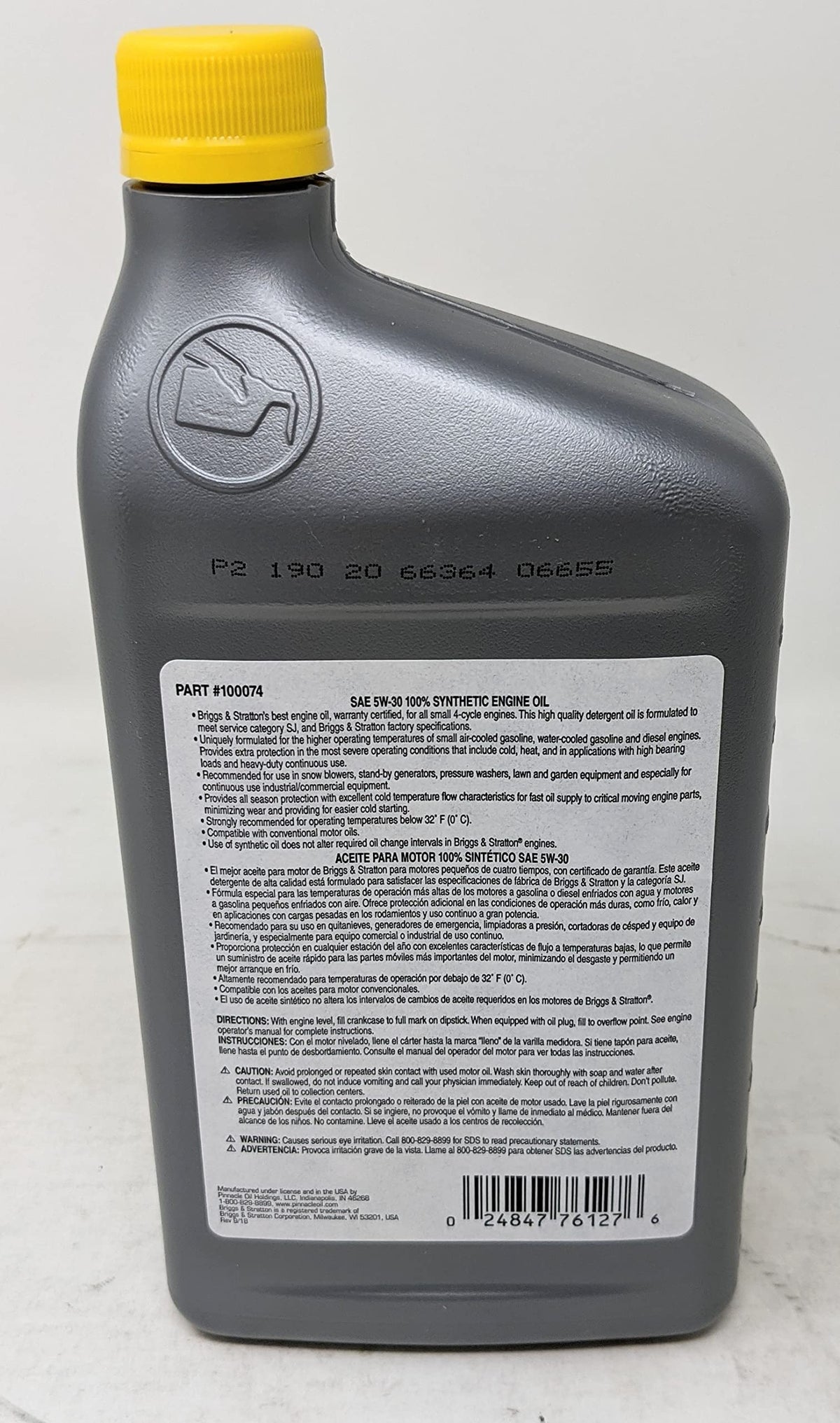 5W-30 Full Synthetic Engine Oil Change Kit with Filter and Fuel Treatment W59671