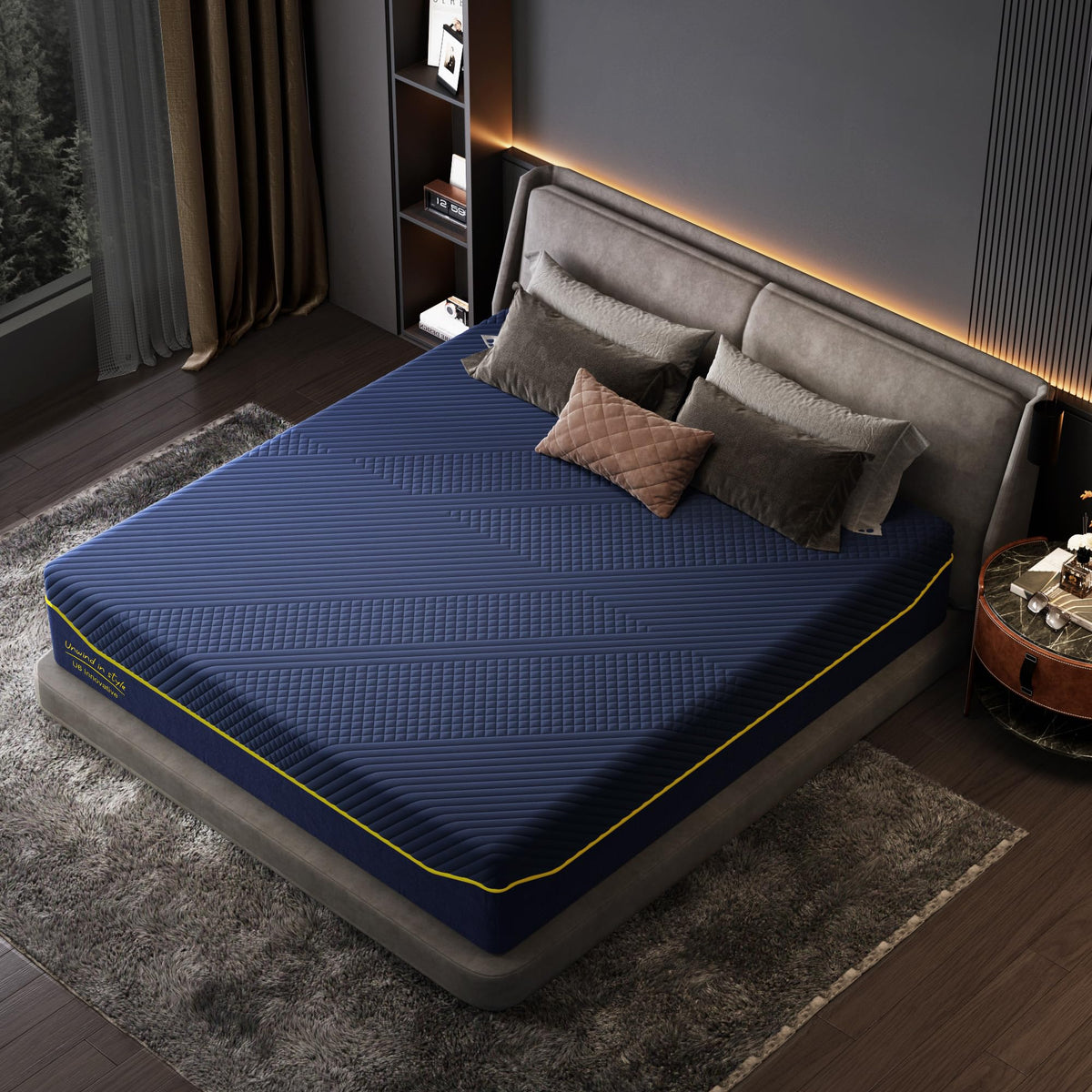 Twin 10 Inch Gel Infused Memory Foam Mattress Q46815