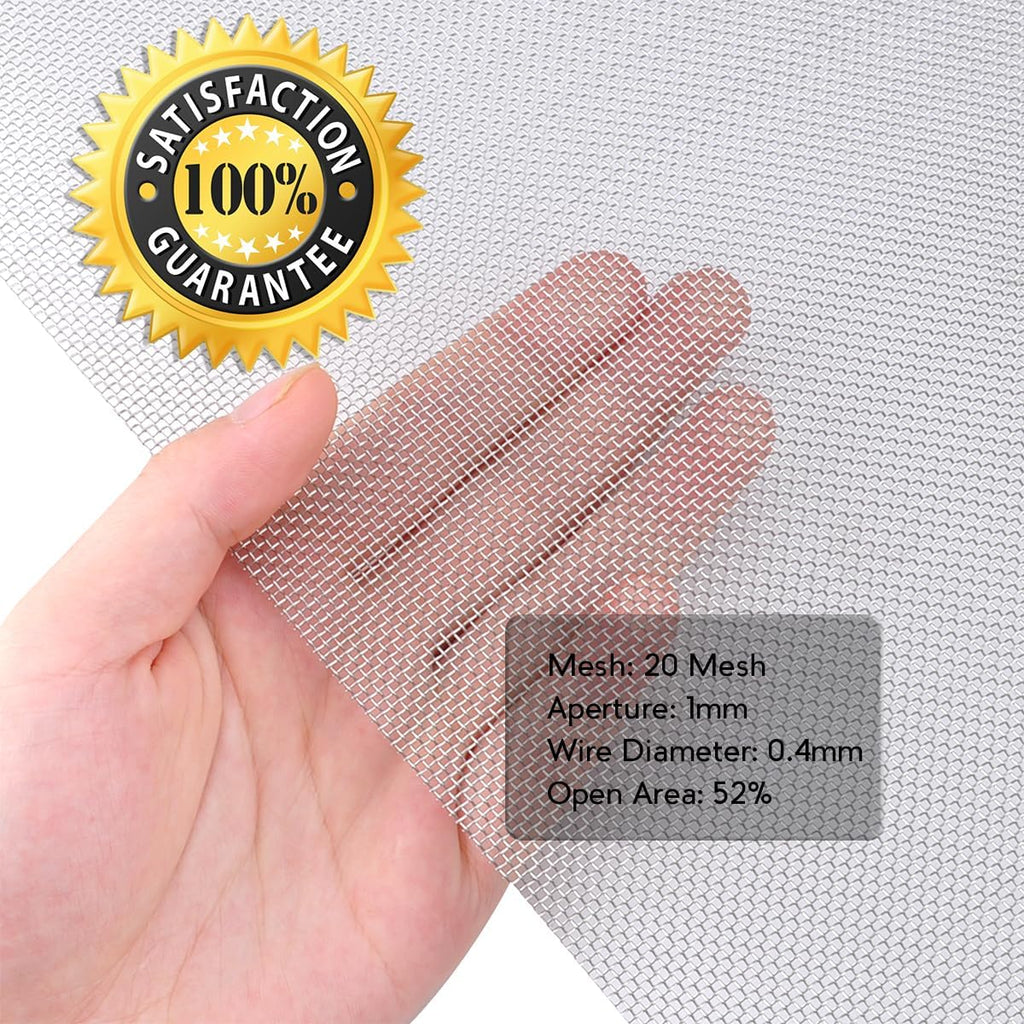 1 Piece Woven 304 Stainless Steel Mesh 20 Mesh O468