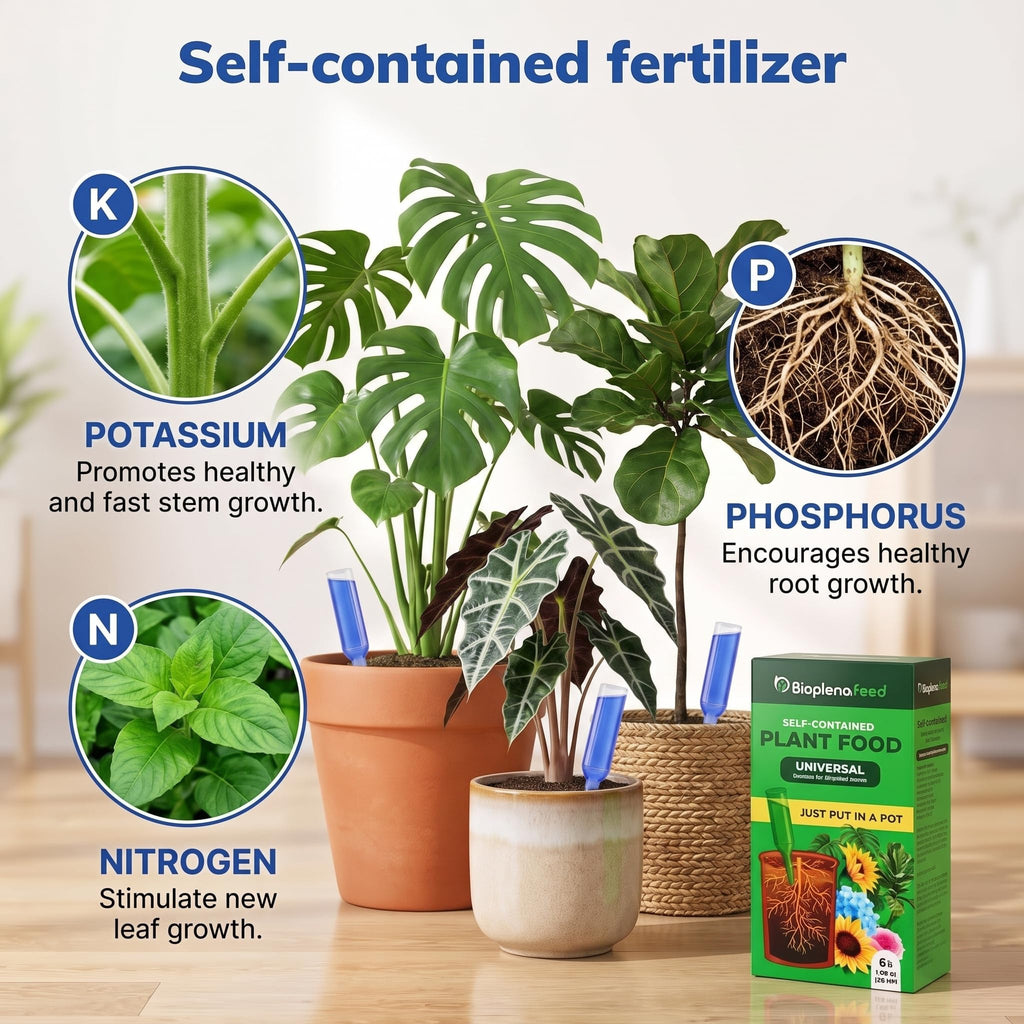 Liquid Plant Food Fertilizer 6-Pack Concentrated Nutrient Solution N4668