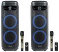 Dual 10" Wireless LED Bluetooth Speaker 2-Pack K2753