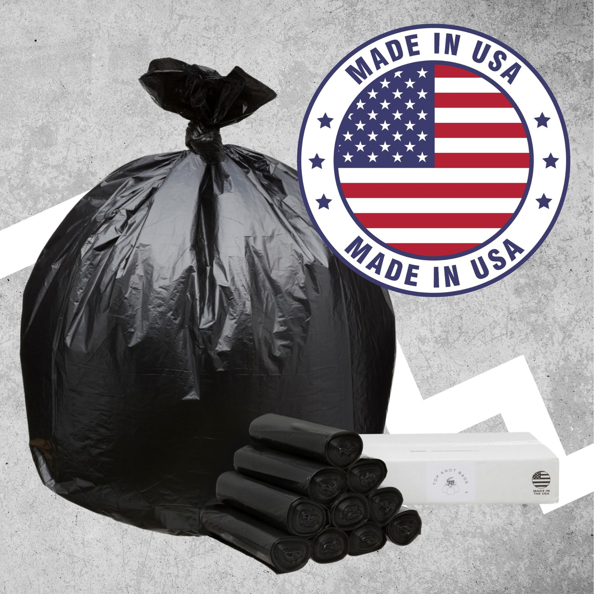 45 Gallon Black 1.5 Mil Trash Bags 100 Count A937