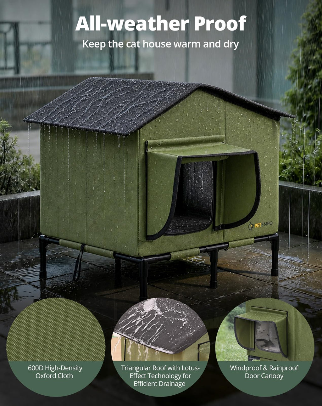 Heated Cat House U39463