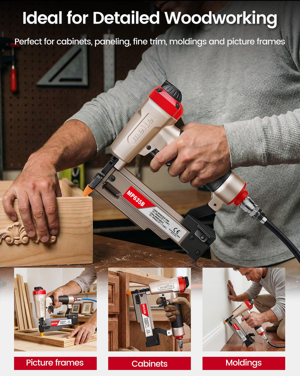 23 Gauge Pneumatic Headless Pin Nailer A1875