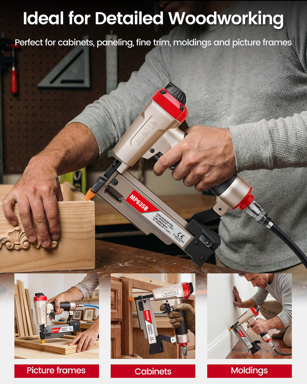 23 Gauge Pneumatic Headless Pin Nailer A1875