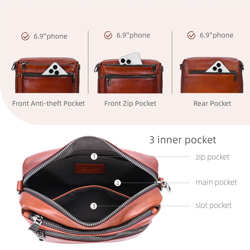 Leather Crossbody Bag T222528