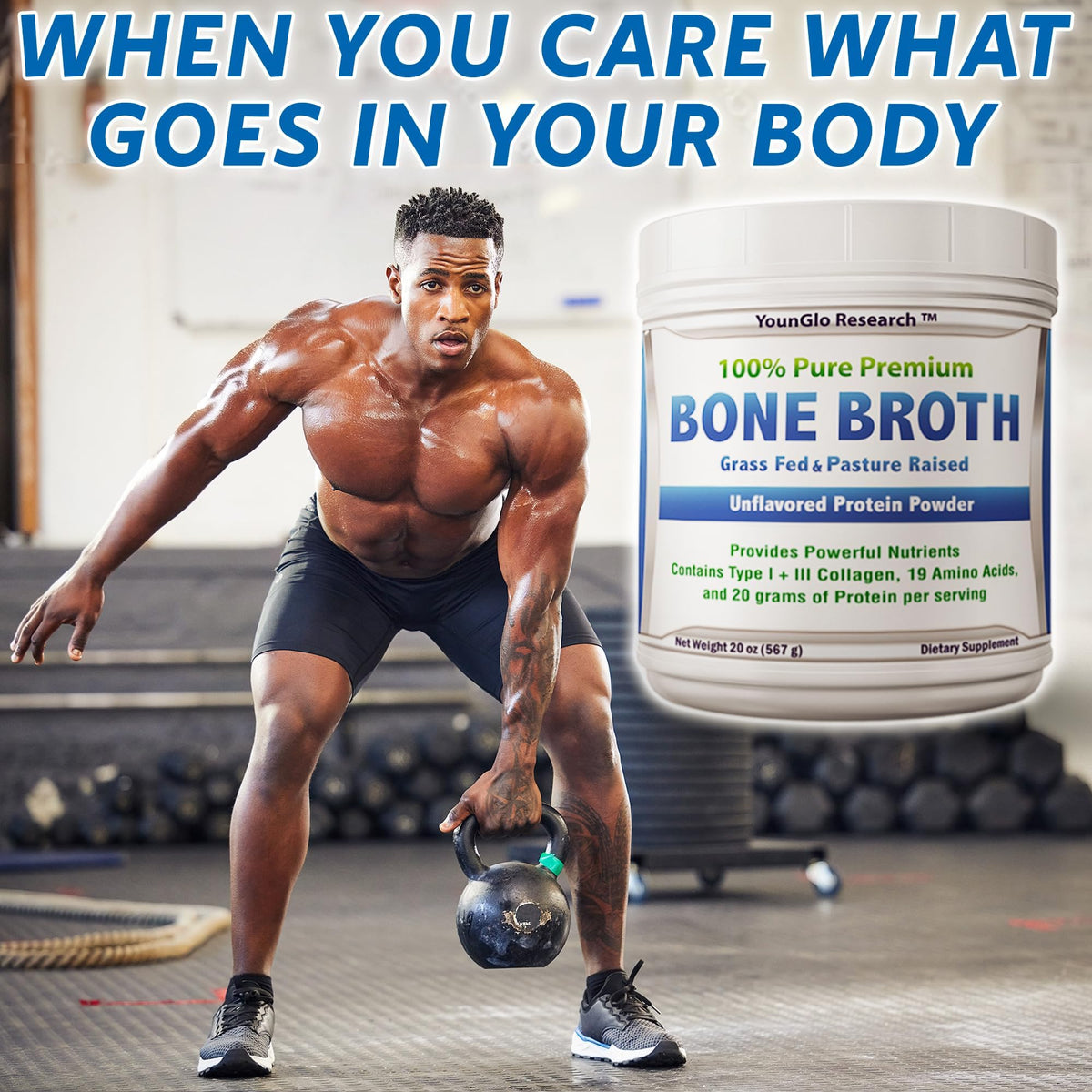 Beef Protein Powder 1.25 lb Unflavored W950