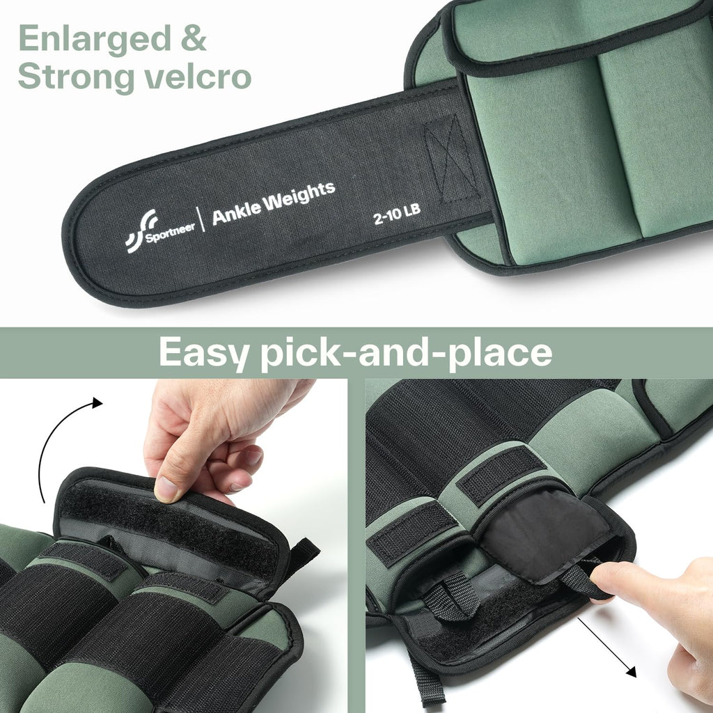 20lbs/Pair Adjustable Ankle Weights F886