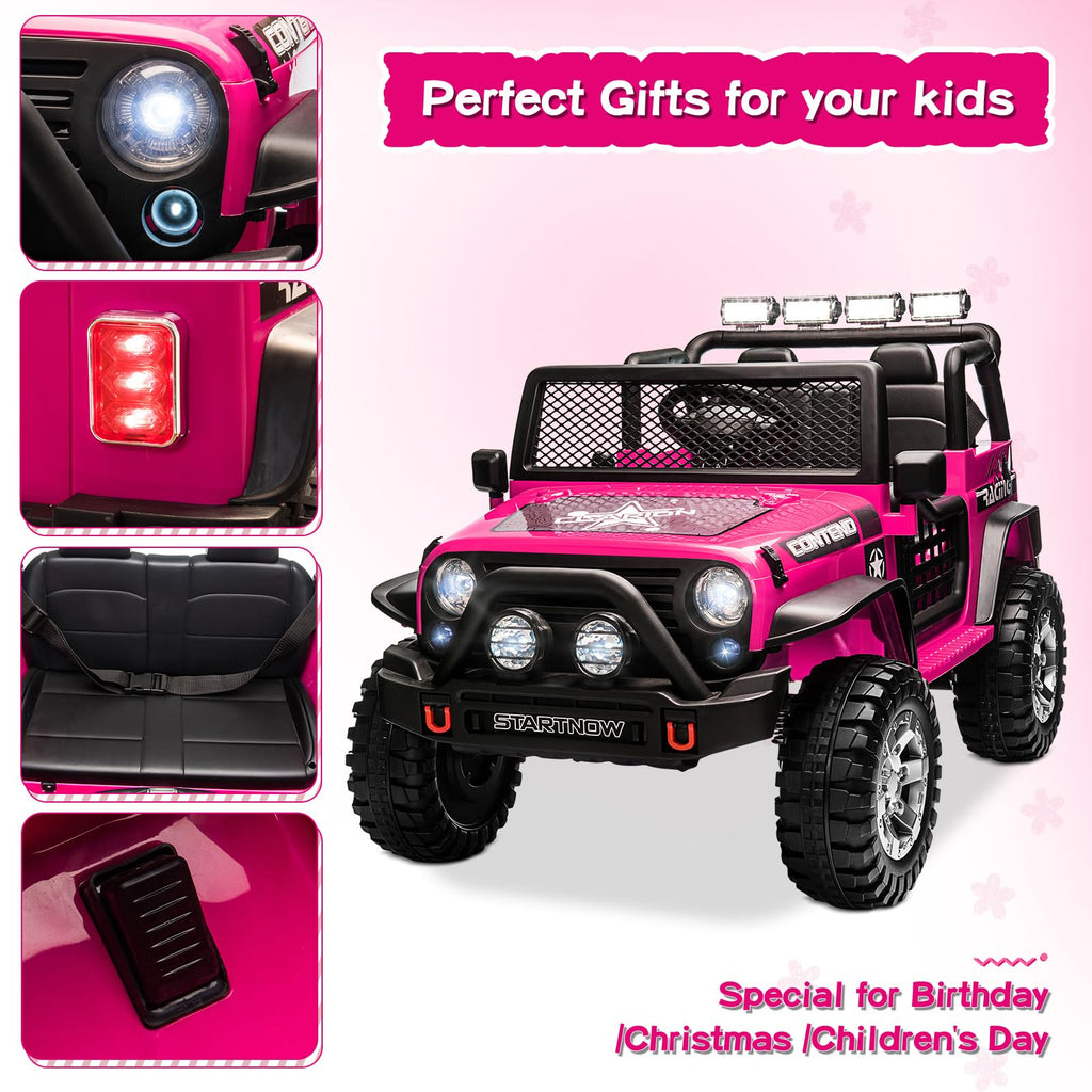 2 Seater Electric Car for Kids with Parent Remote W460
