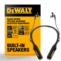 Black 2-in-1 Neckband Bluetooth Headphones F53706
