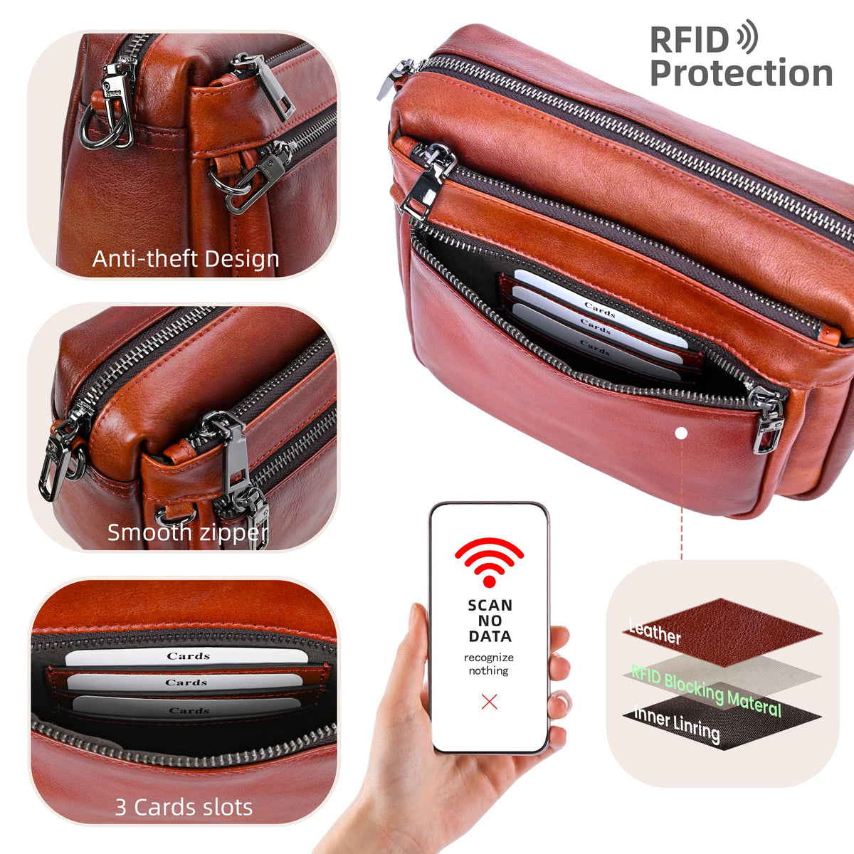 Leather Crossbody Bag T222528