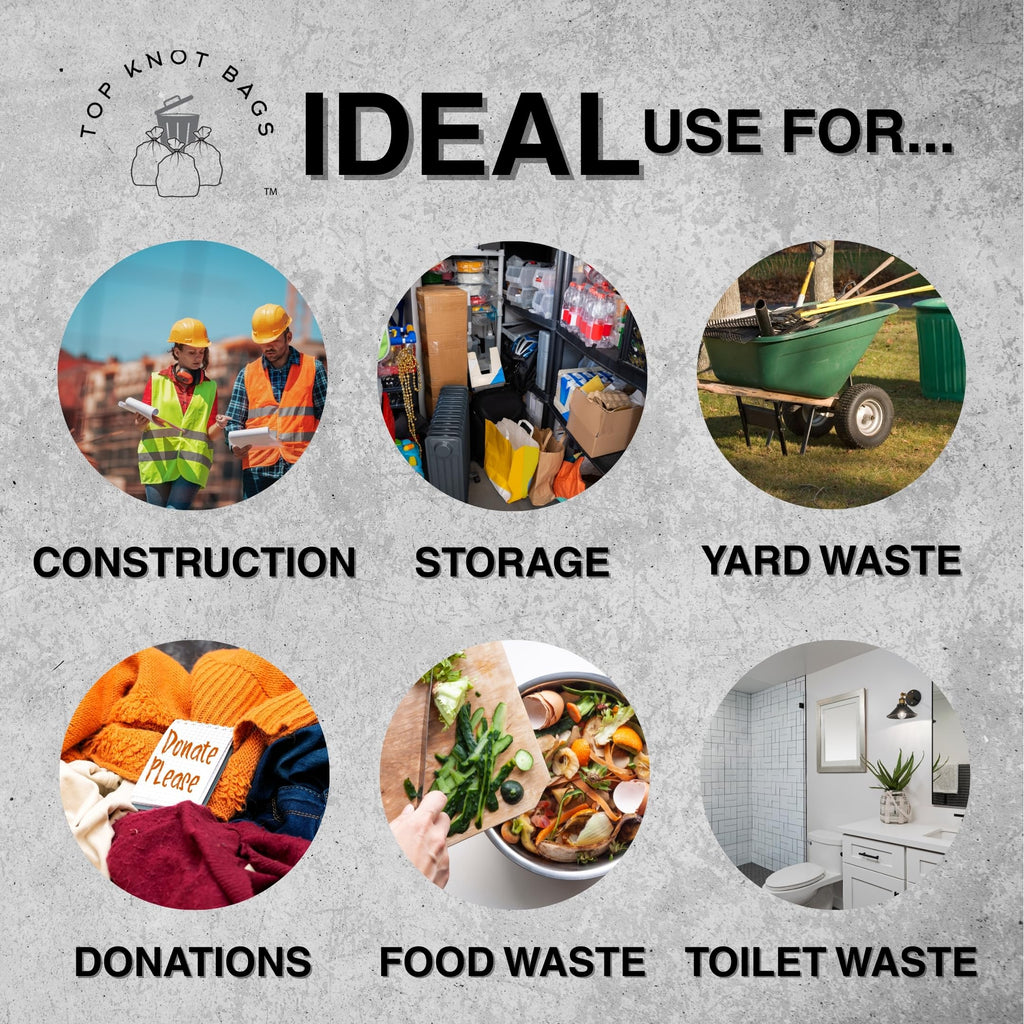 45 Gallon Black 1.5 Mil Trash Bags 100 Count A937