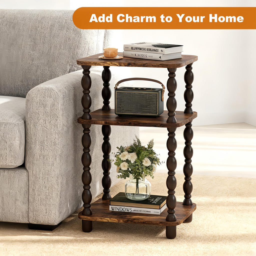 3-Tier Narrow End Table O95995